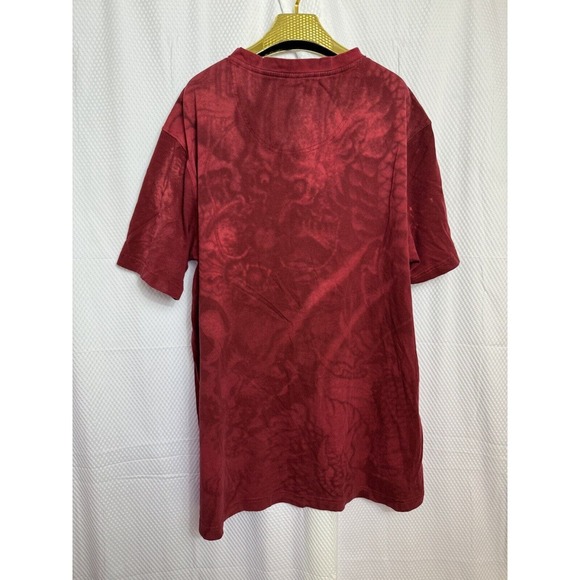 Ruthless Art Vintage Graphic T-shirt Size 3XL Tie Dye Design Red Tattoo Tee Rare - Picture 2 of 8